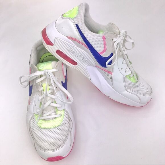 Nike Air Max Excee White Indigo Burst Pink Blast Running Athletic Sneakers - Picture 3 of 15